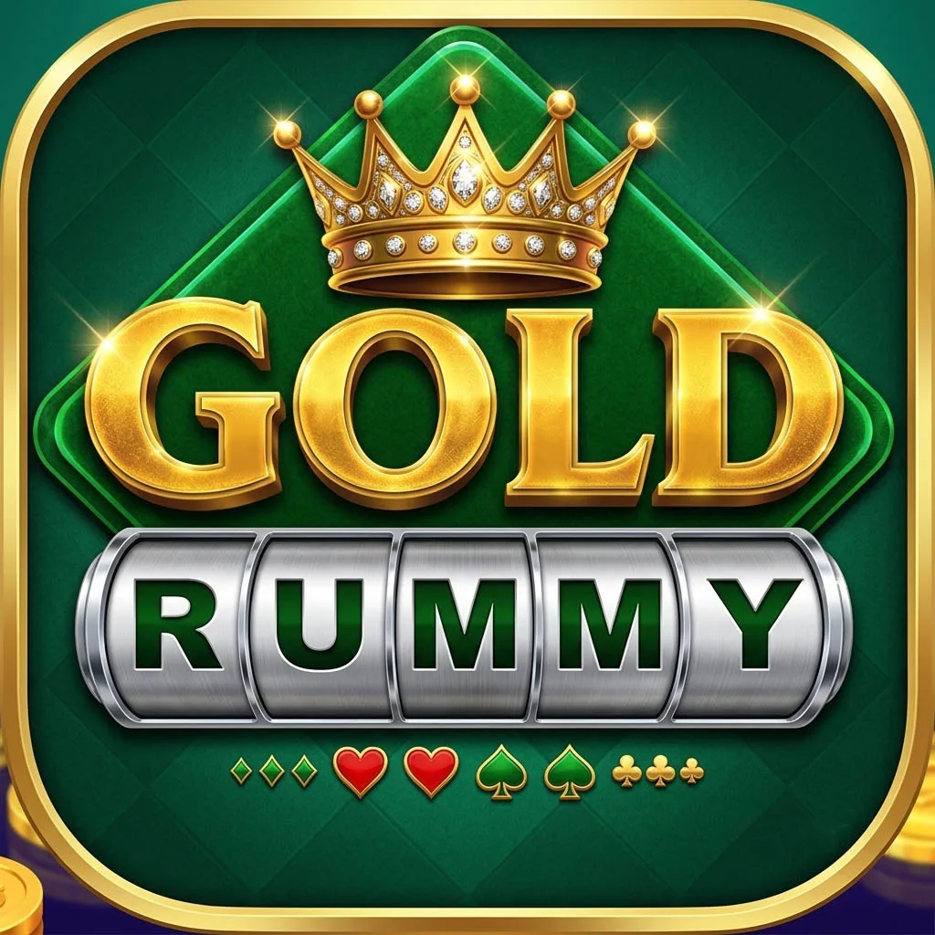 Gold rummy green interface